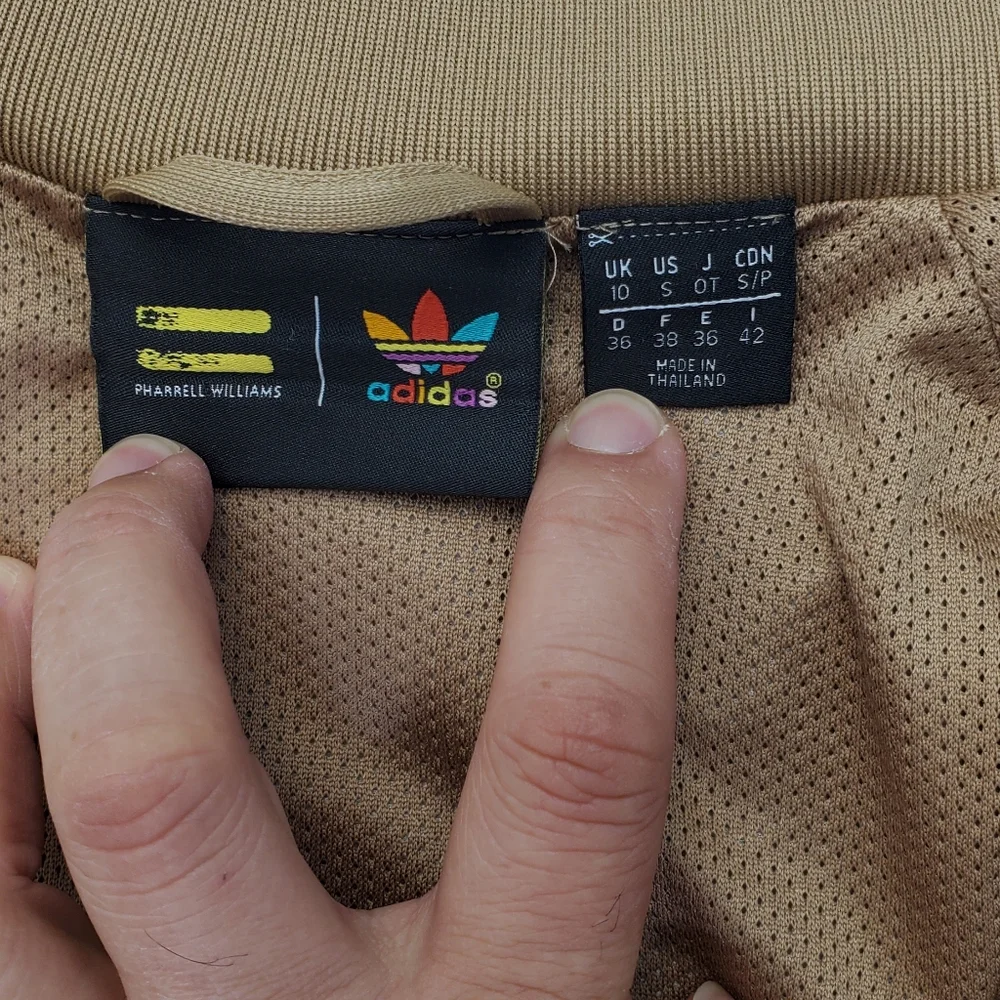 Adidas X Pharrell Williams Women's Hu Hiking Camo Superstar Track Jacket Size S - Picture 9 of 10